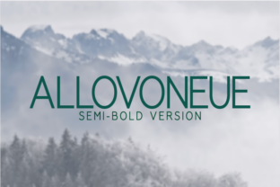 Allovoneue Semi-Bold: The Perfect Typeface for Handmade Product Labels