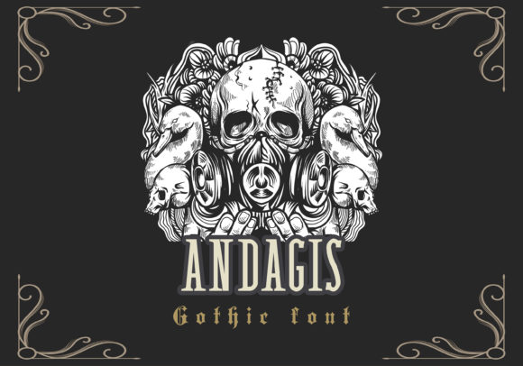 Andagis: A Bold Serif Font for Standout Brand Identity