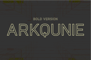 Arkqunie Outline Bold: The Perfect Typeface for Modern Branding