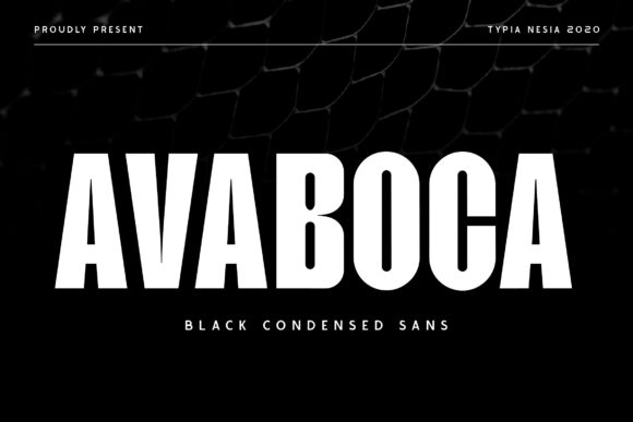 Avaboca: The Bold Sans Serif Typeface That Elevates Campaigns