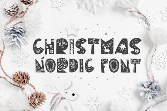 Christmas Nordic: The Bold Typeface That Brings Holiday Magic to Your Crafts