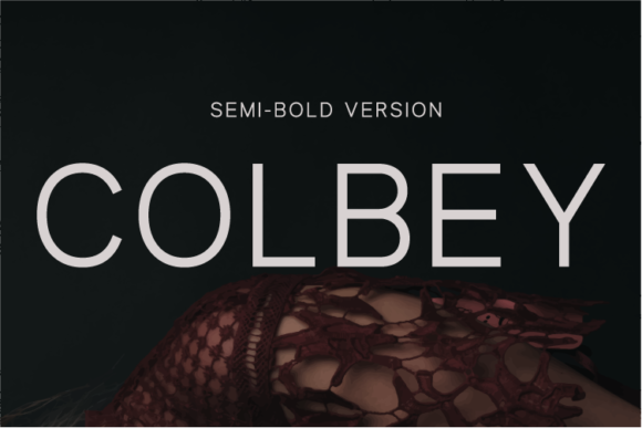 Colbey Semi-Bold: The Elegant Typeface for Polished Branding