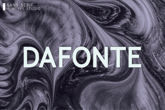 Dafonte: The Bold Sans Serif Typeface for Scroll-Stopping Campaigns