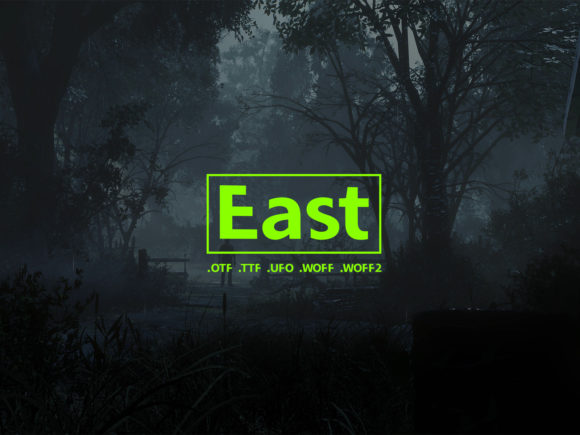 East Typeface: The Minimal Sans Serif for Bold Campaigns