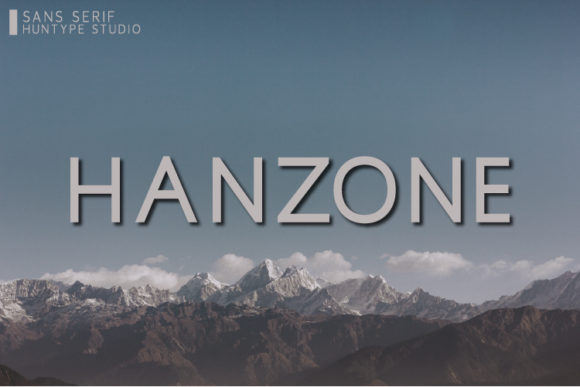 Hanzone: The Bold Sans Serif Font for Scroll-Stopping Campaigns