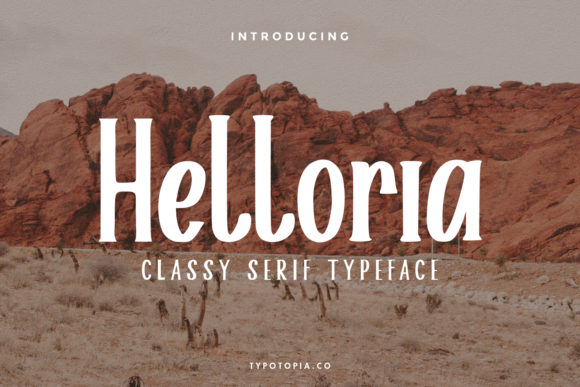 Helloria: The Bold Serif Font That Elevates Small Business Branding