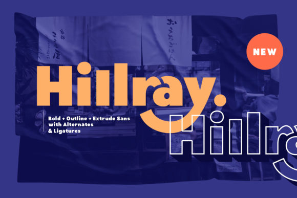 Hillray: The Bold Sans Serif Font for Handmade Labels and Signs