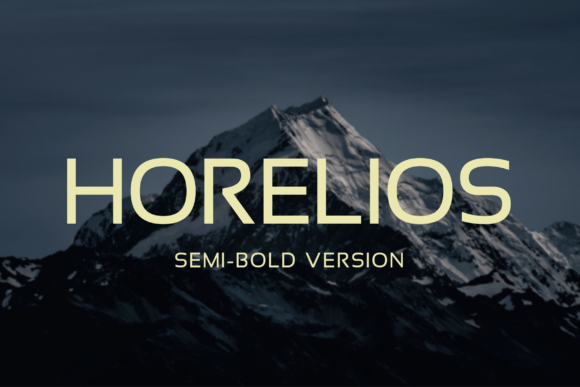 Horelios Semi-Bold: The Premium Font for Polished Brand Identity