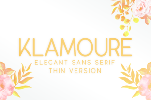Klamoure Semi Bold: The Perfect Typeface for Handmade Products