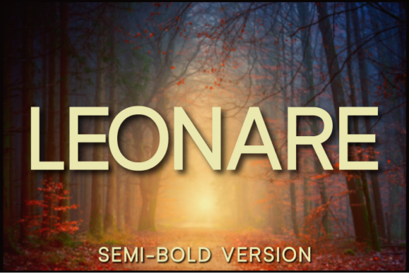 Leonare Semi-Bold: The Perfect Sans Serif for Handmade Brands