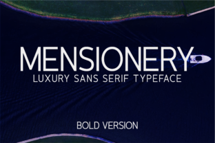 Mensionery Bold: The Premium Sans Serif Typeface for Handmade Brands