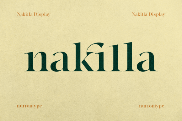 Nakilla: The Bold Serif Font for Scroll-Stopping Campaigns
