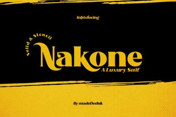 Nakone: The Bold Serif Typeface for High-Impact Campaigns