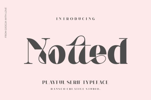 Notted: The Premium Serif Font That Elevates Small Business Branding