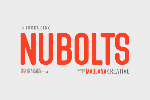 Nubolts: The Bold Sans Serif Typeface for Modern Web Design