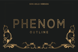 Phenom Outline Semi-Bold: A Modern Sans Serif for Bold Branding