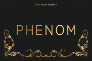 Phenom Semi-Bold: The Perfect Typeface for Handmade Product Branding