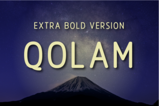Qolam Extra Bold: The Sans Serif Typeface for Modern Branding