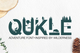 Qukle: A Bold Decorative Typeface for Web Design