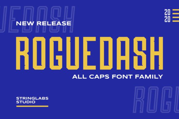 Roguedash: A Bold Sans Serif Typeface for Modern Branding