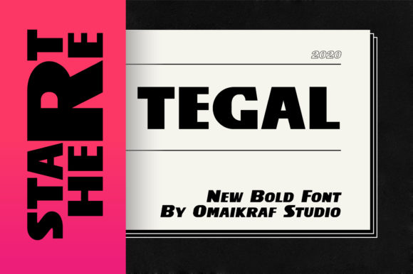 Tegal: The Bold Sans Serif Typeface for Modern Web Design
