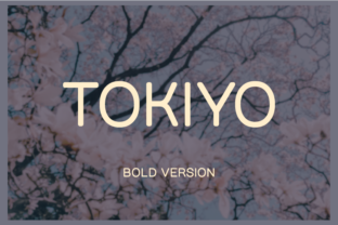 Tokiyo Bold: The Premium Typeface for High-Impact Campaigns